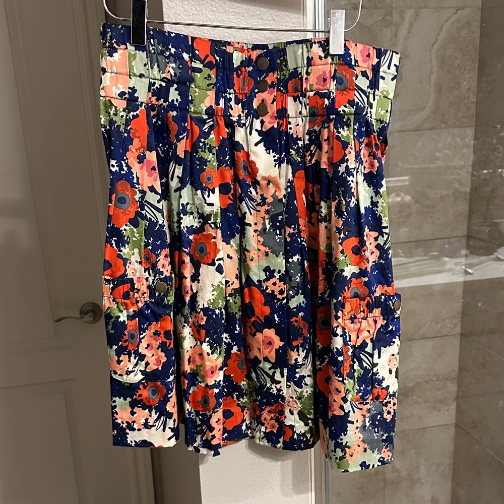 EUC Anthropologie Floral Women's Skirt - Multicolor